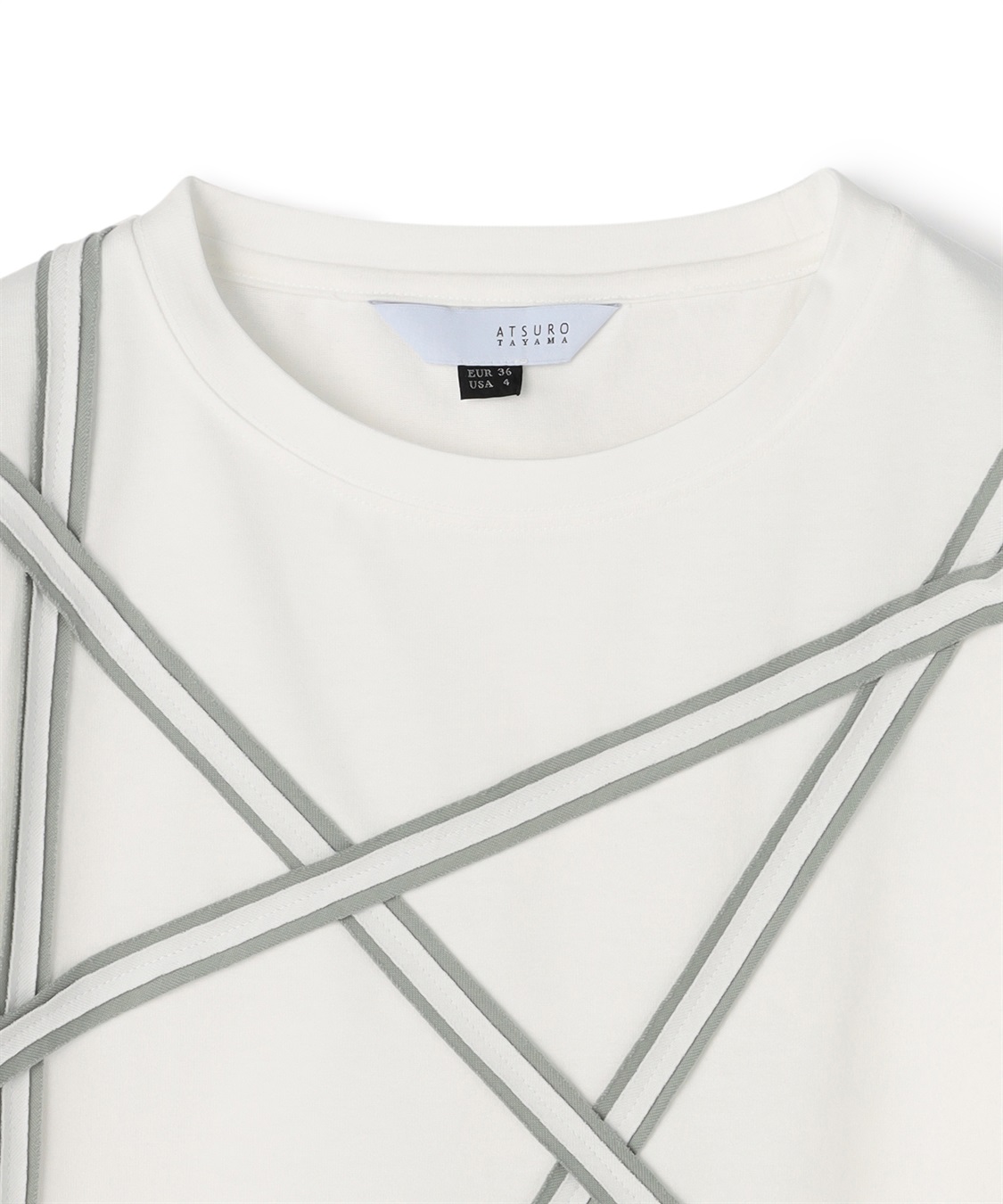 ATSURO TAYAMA スターモチーフライン入りTシャツ_sub_3