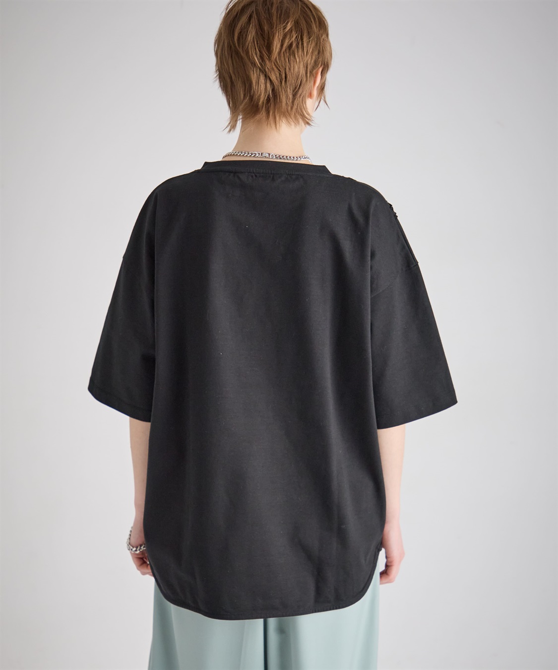 ATSURO TAYAMA スターモチーフライン入りTシャツ_sub_8