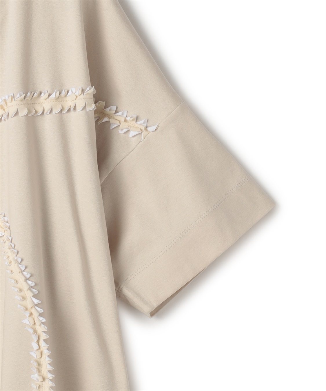 ATSURO TAYAMA カーブモチーフライン入りTシャツ_sub_6