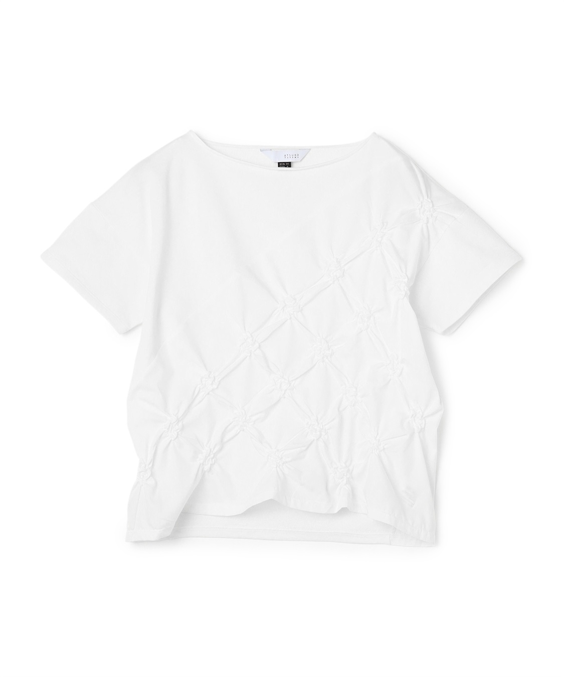 ATSURO TAYAMA 格子柄シャーリングTシャツ_sub_2