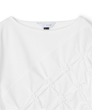 ATSURO TAYAMA 格子柄シャーリングTシャツ_subthumb_4