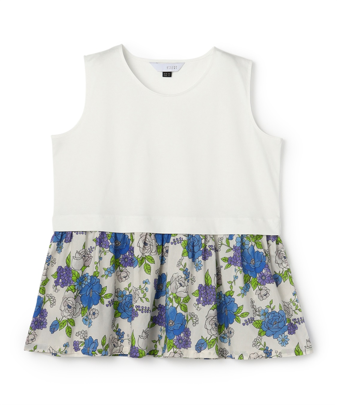 ATSURO TAYAMA フラワー柄コンビレイヤードセット_sub_6