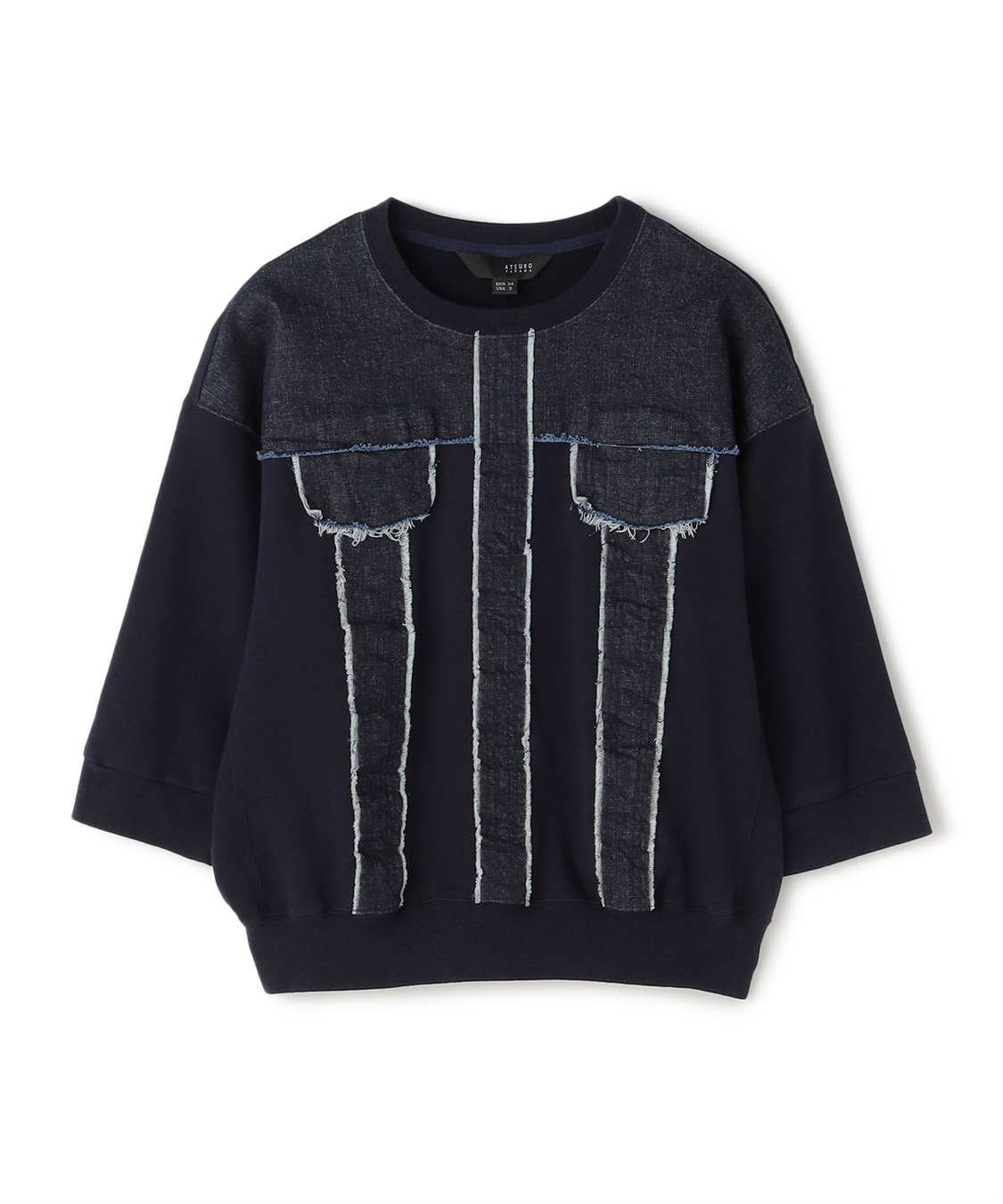 ATSURO TAYAMA 七分袖デニムトップス_sub_4