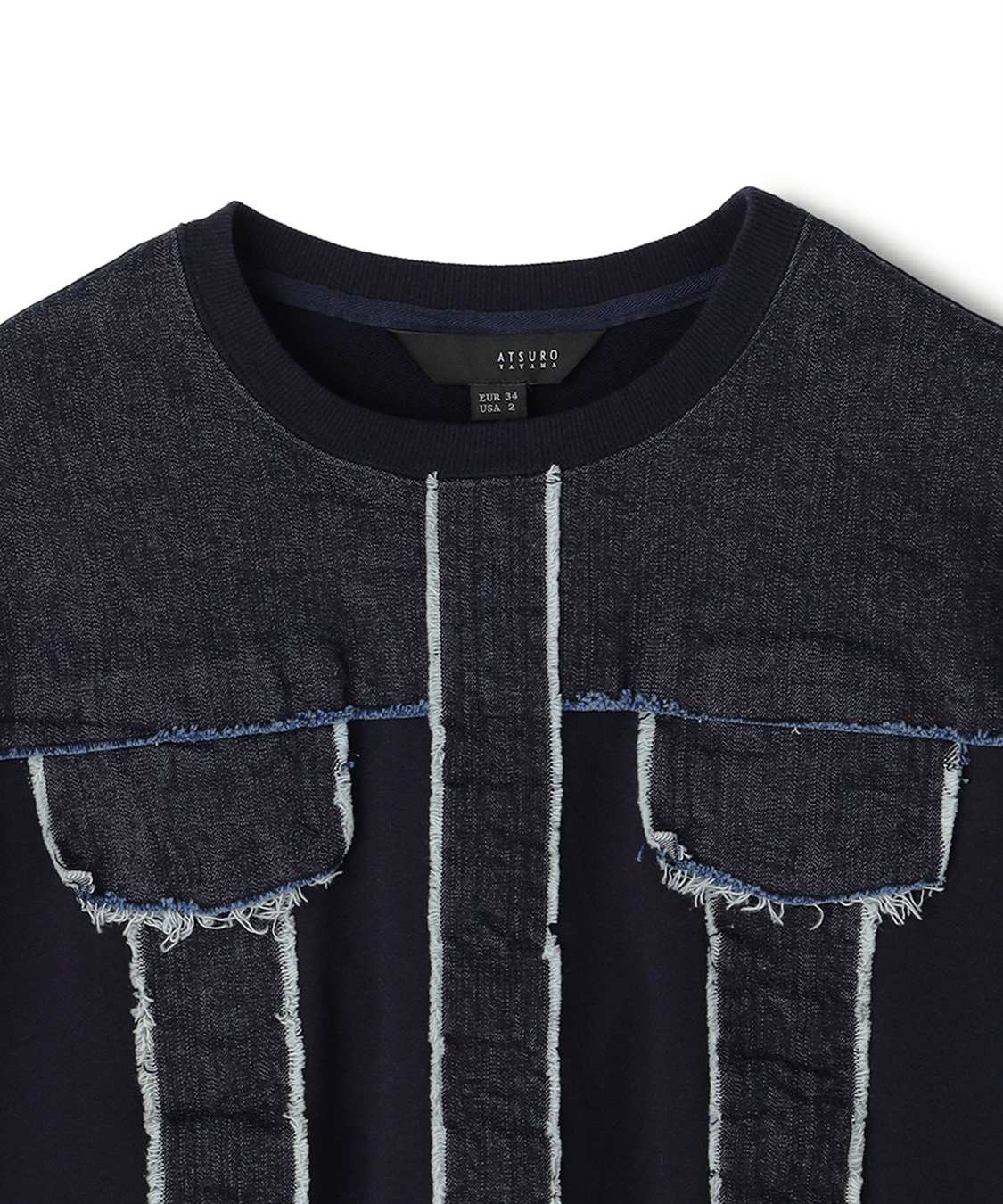 ATSURO TAYAMA 七分袖デニムトップス_sub_6