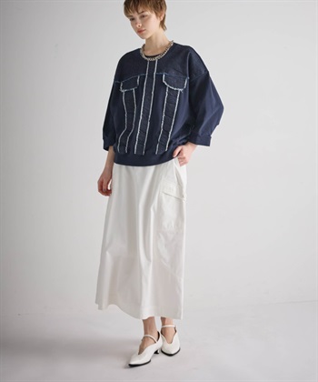 ATSURO TAYAMA 七分袖デニムトップス_subthumb_21