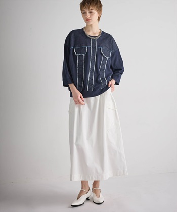 ATSURO TAYAMA 七分袖デニムトップス_subthumb_24