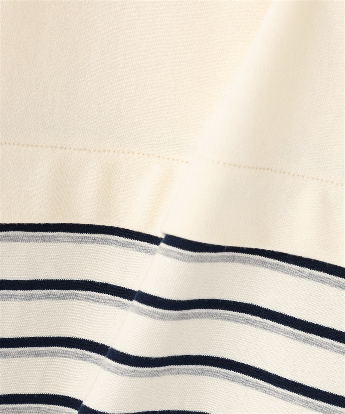 ATSURO TAYAMA パネルボーダー柄半袖ニット_sub_7