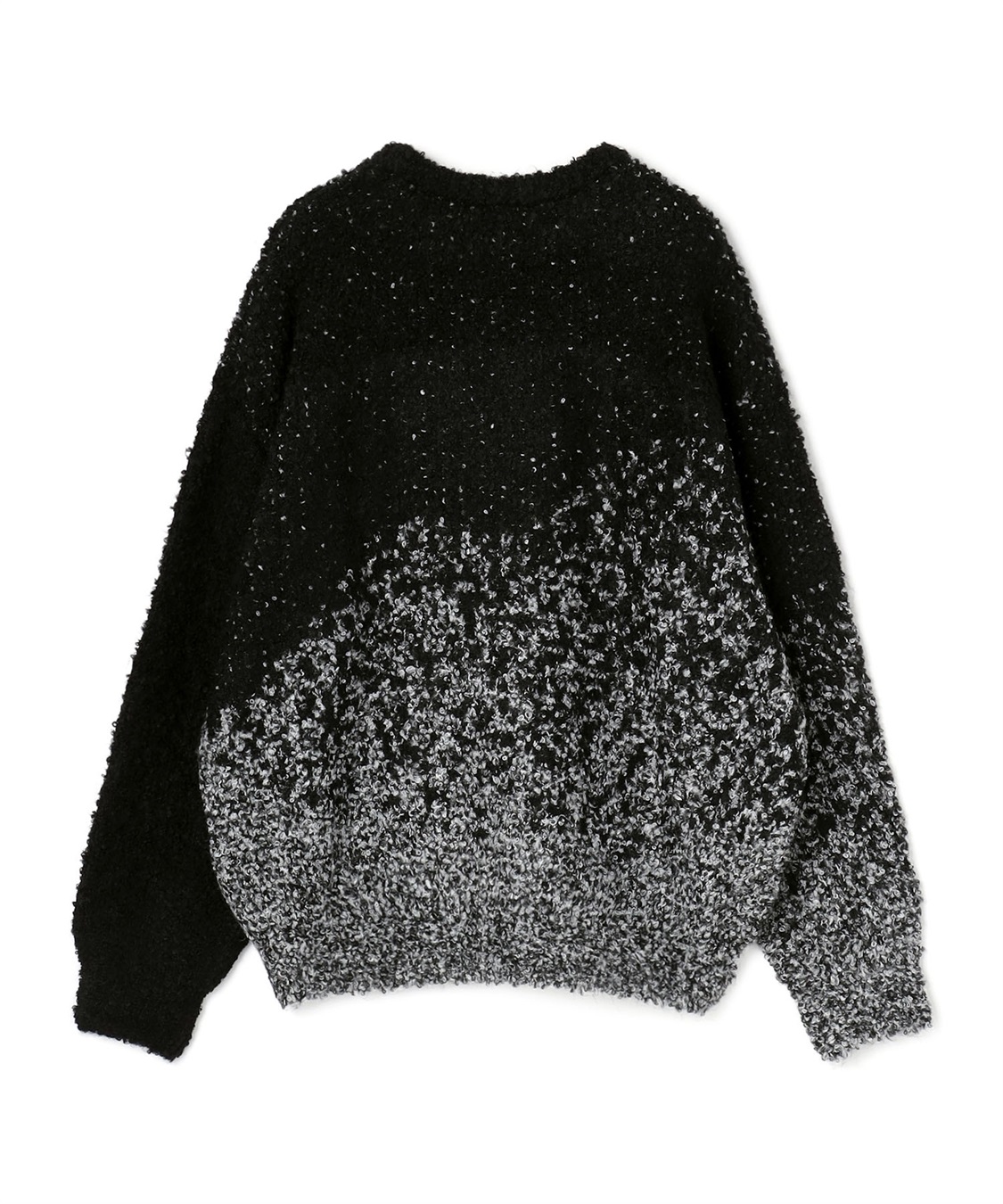 ATSURO TAYAMA ループヤーン箔プリント長袖クルーネックニット_sub_5