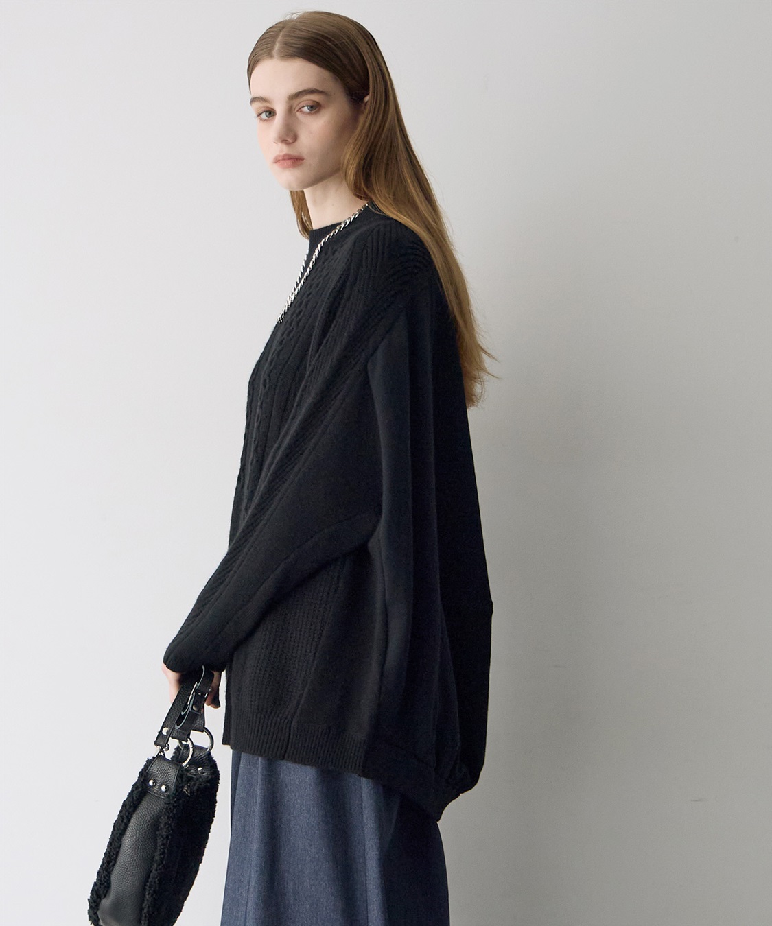 ATSURO TAYAMA 異素材切り替えプルオーバーニット_sub_14