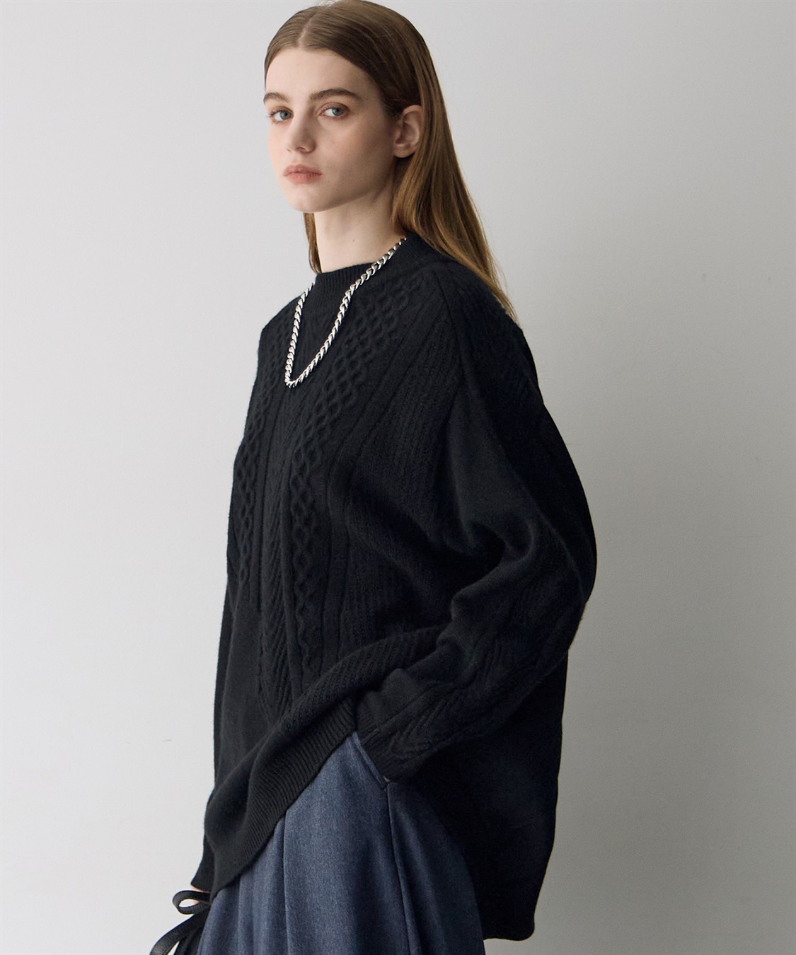 ATSURO TAYAMA 異素材切り替えプルオーバーニット_sub_15