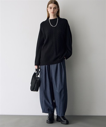ATSURO TAYAMA 異素材切り替えプルオーバーニット_subthumb_17