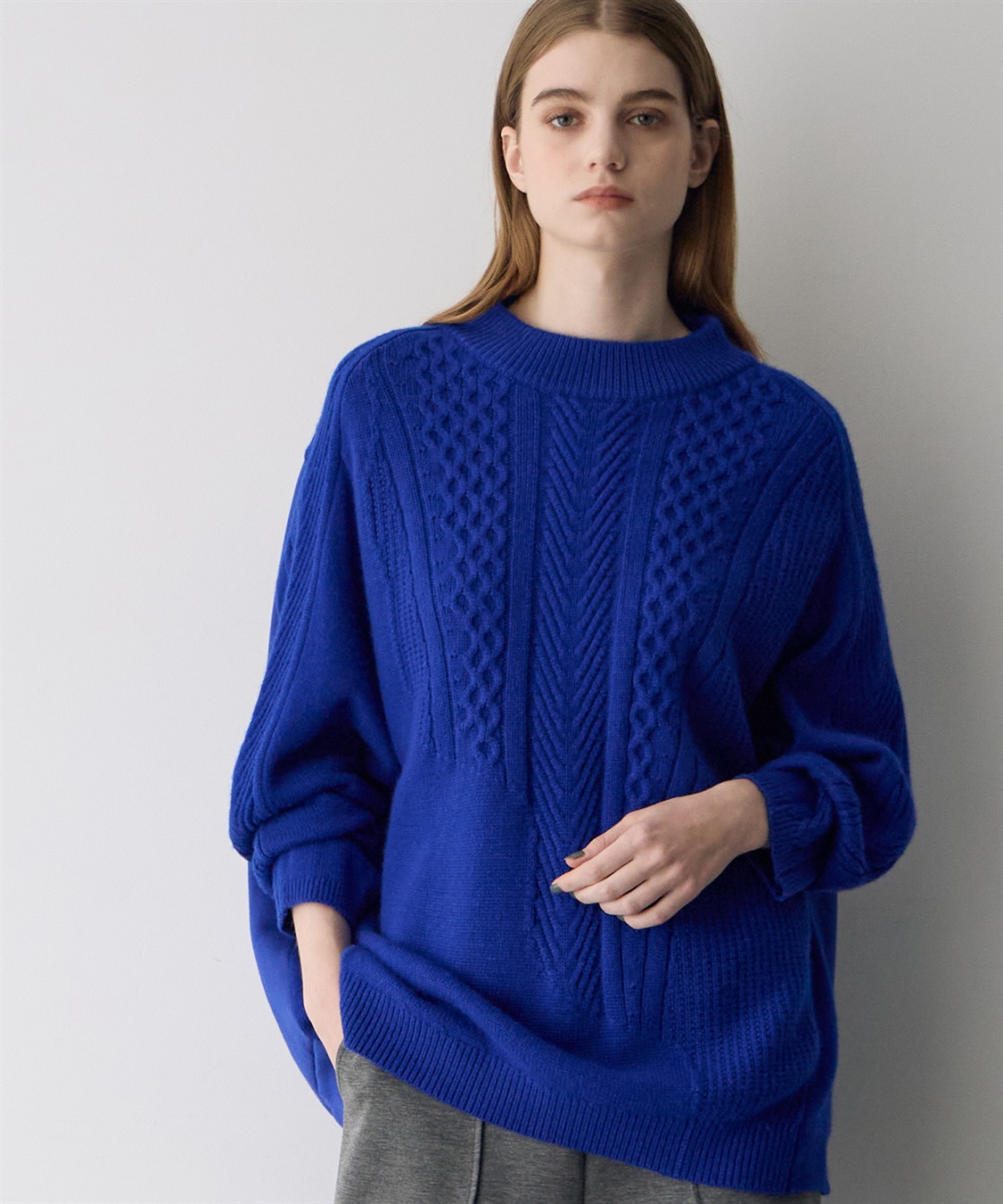 ATSURO TAYAMA 異素材切り替えプルオーバーニット_sub_20