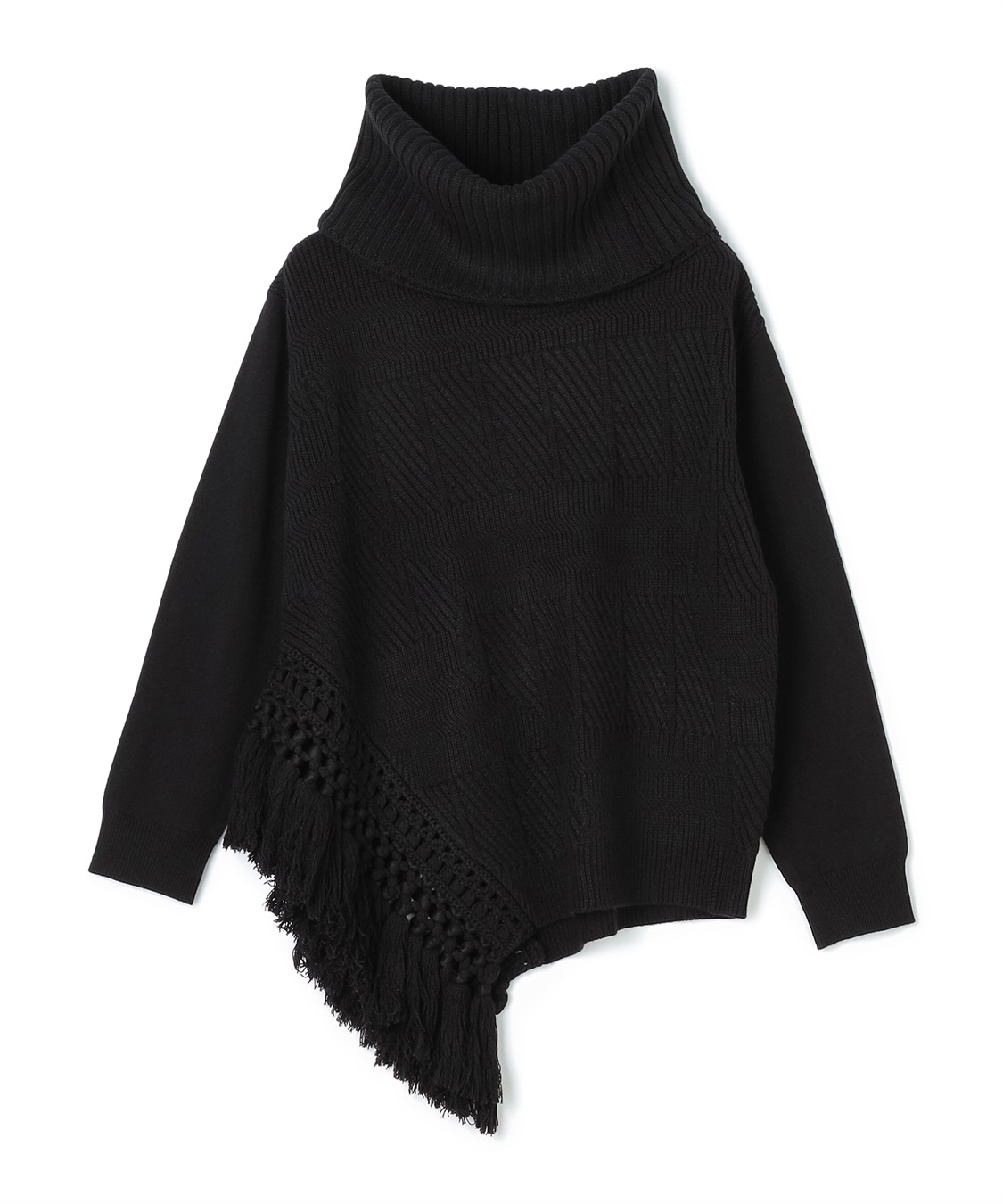 ATSURO TAYAMA MIX柄オフタートルニット_sub_2