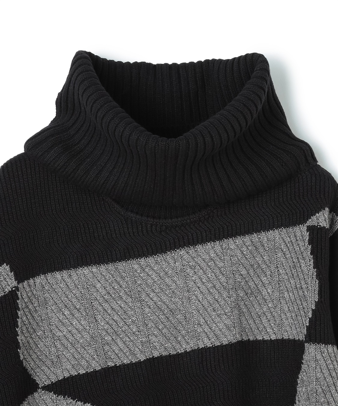 ATSURO TAYAMA MIX柄オフタートルニット_sub_5