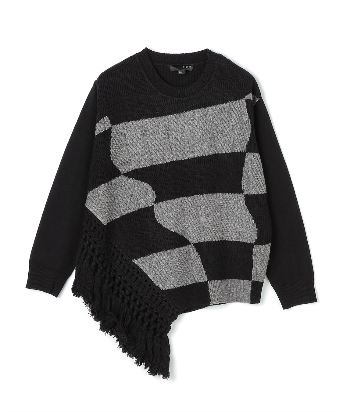 ATSURO TAYAMA MIX柄オフタートルニット_sub_9