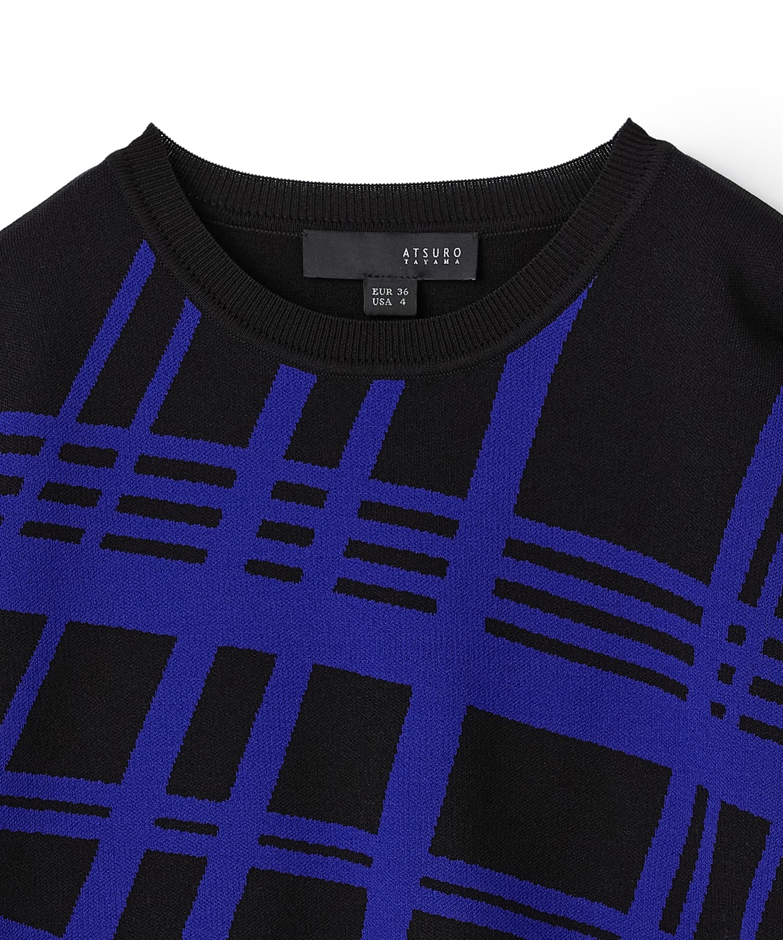 ATSURO TAYAMA アートチェックジャカードセーター_sub_3