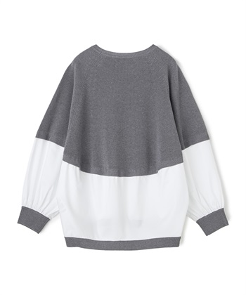 ATSURO TAYAMA 布帛×ニット切り替え長袖プルオーバー_subthumb_5