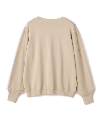 ATSURO TAYAMA チュール×レース付きプルオーバーニット_subthumb_3