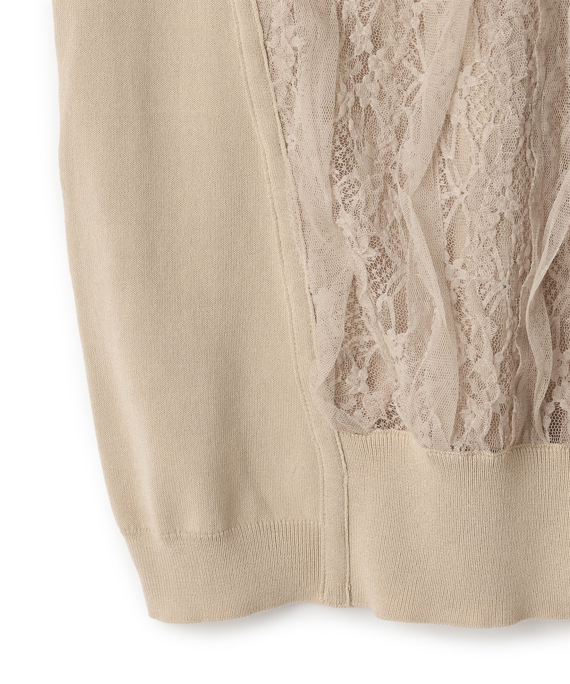 ATSURO TAYAMA チュール×レース付きプルオーバーニット_sub_6