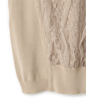 ATSURO TAYAMA チュール×レース付きプルオーバーニット_subthumb_6