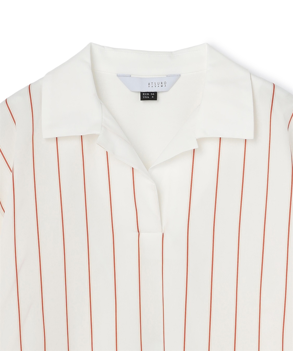 ATSURO TAYAMA ストライプ半袖ポンチシャツ_sub_5