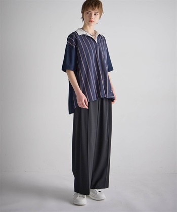 ATSURO TAYAMA ストライプ半袖ポンチシャツ_subthumb_9