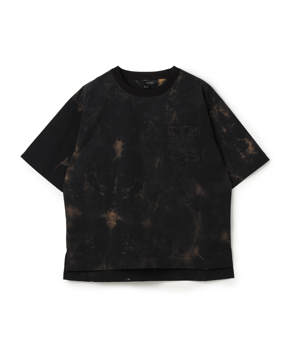 ATSURO TAYAMA ムラ染め風プリントTシャツ_sub_1