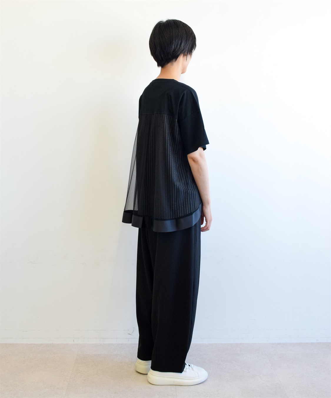 ATSURO TAYAMA メッシュ使い重ね着風プルオーバー_sub_2