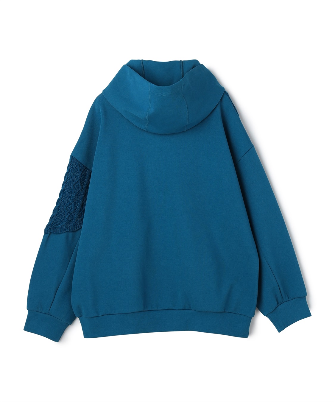 ATSURO TAYAMA ケーブルニット切り替えスウェットフーディー_sub_2