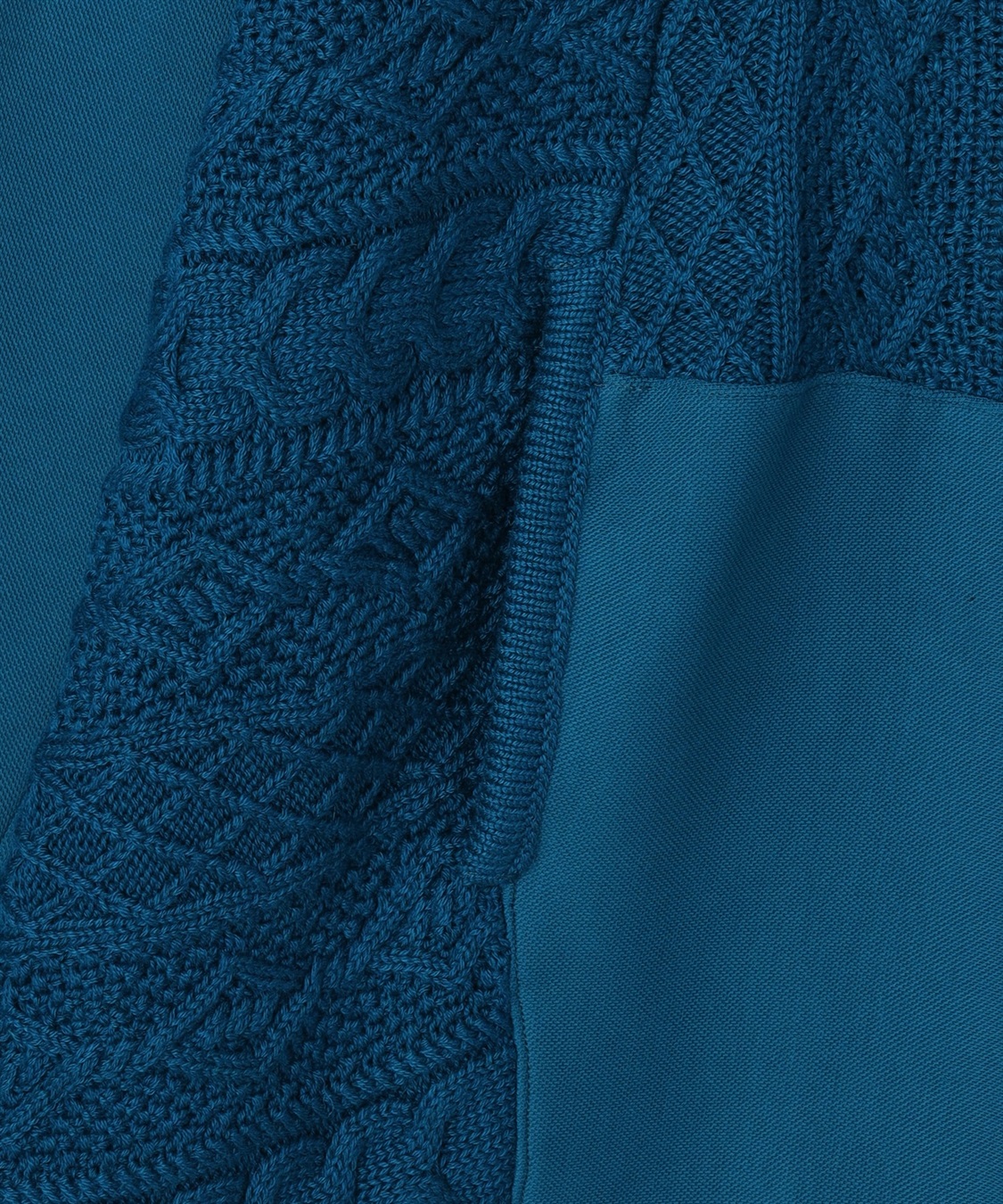 ATSURO TAYAMA ケーブルニット切り替えスウェットフーディー_sub_6