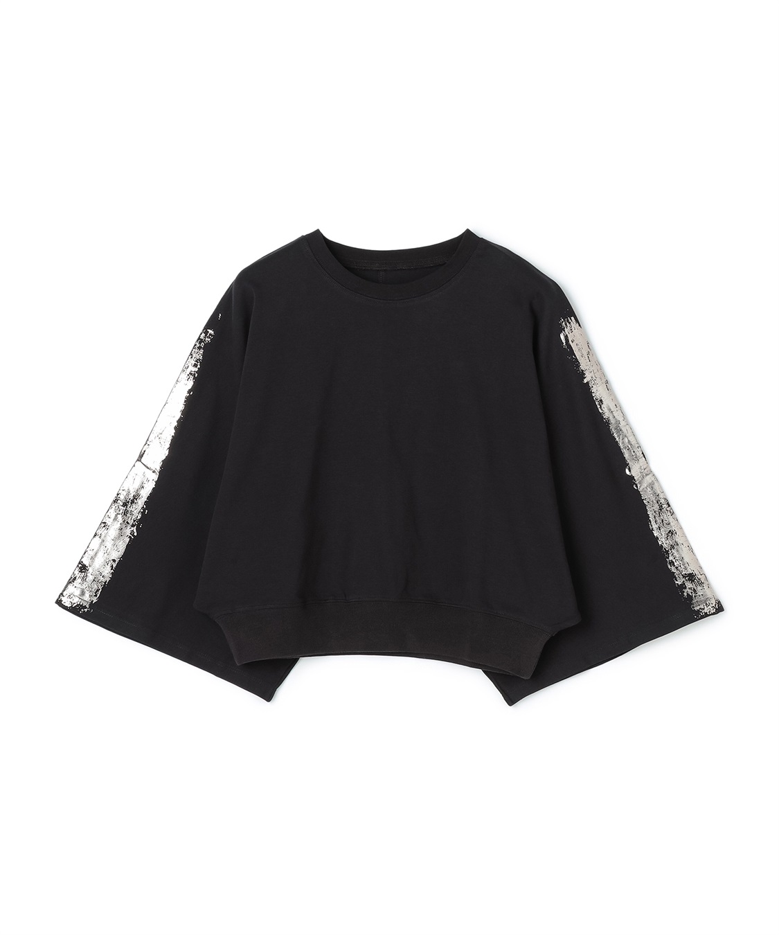 ATSURO TAYAMA スムースコットン箔プリントドルマントップス_sub_1