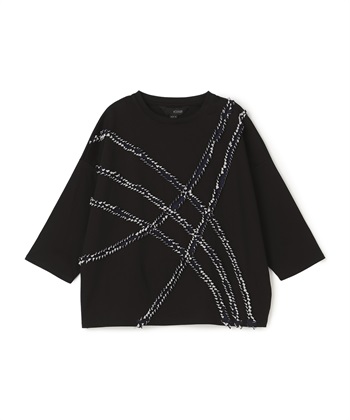 ATSURO TAYAMA アートチェック7分袖プルオーバー_subthumb_2