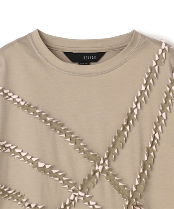 ATSURO TAYAMA アートチェック7分袖プルオーバー_subthumb_4