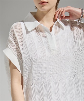 ATSURO TAYAMA レース編み衿付きプルオーバーニット_subthumb_5