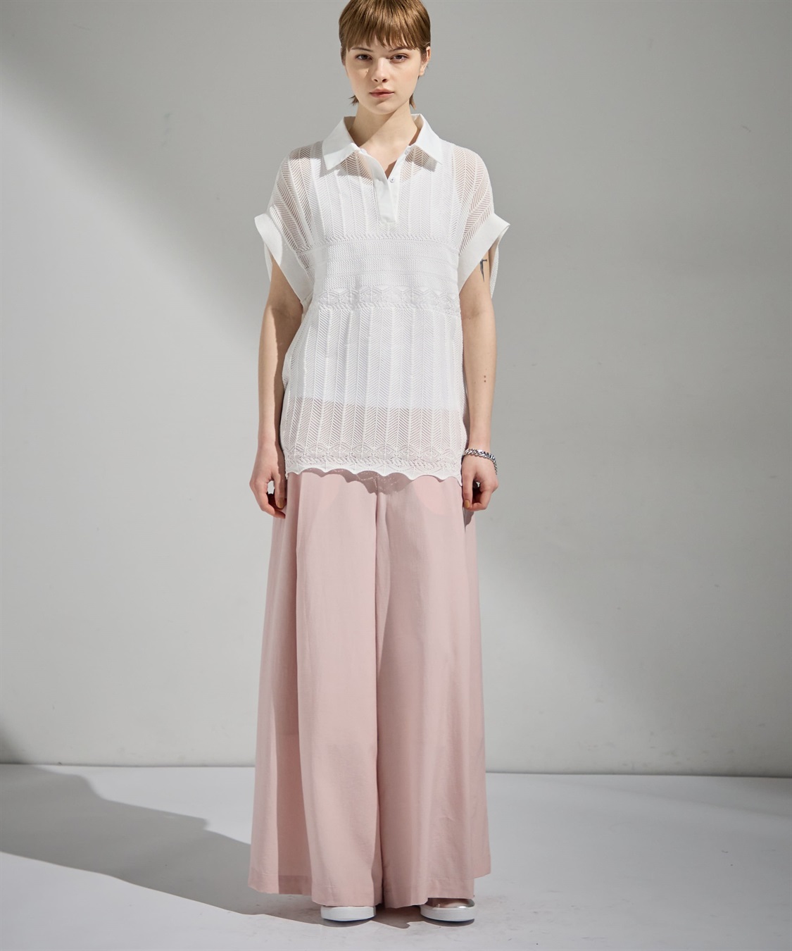 ATSURO TAYAMA レース編み衿付きプルオーバーニット_sub_7