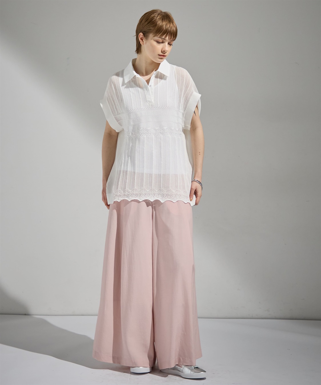 ATSURO TAYAMA レース編み衿付きプルオーバーニット_sub_8