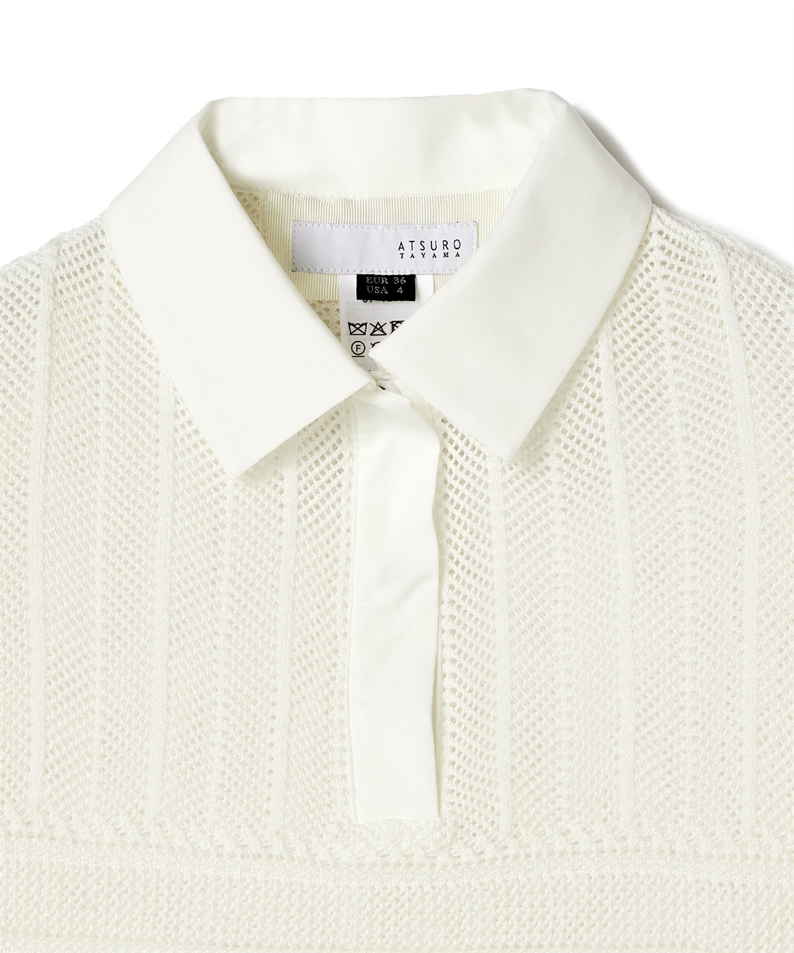 ATSURO TAYAMA レース編み衿付きプルオーバーニット_sub_11