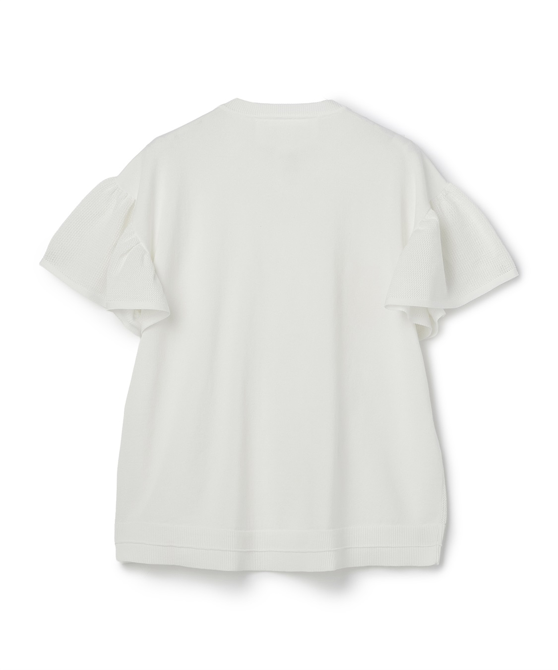 ATSURO TAYAMA アセテートコットン半袖フリルプルオーバー_sub_25