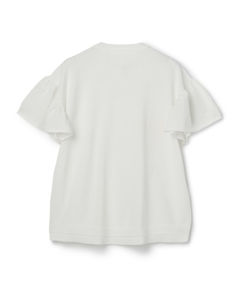 ATSURO TAYAMA アセテートコットン半袖フリルプルオーバー_subthumb_25