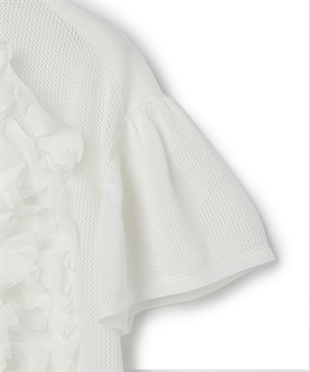 ATSURO TAYAMA アセテートコットン半袖フリルプルオーバー_subthumb_27