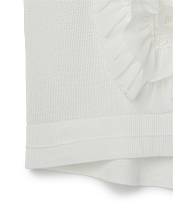 ATSURO TAYAMA アセテートコットン半袖フリルプルオーバー_subthumb_28