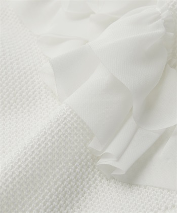 ATSURO TAYAMA アセテートコットン半袖フリルプルオーバー_subthumb_29