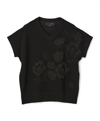 ATSURO TAYAMA 刺しゅう入りサマーニット_subthumb_1