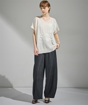 ATSURO TAYAMA 刺しゅう入りサマーニット_subthumb_8