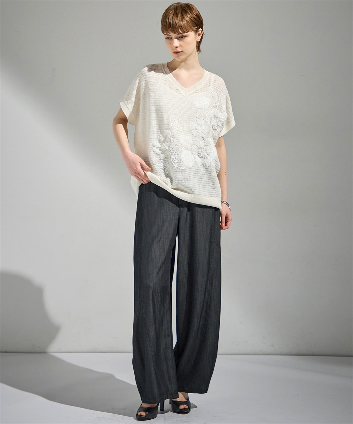 ATSURO TAYAMA 刺しゅう入りサマーニット_sub_10