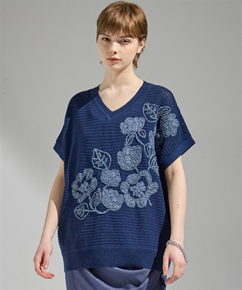 ATSURO TAYAMA 刺しゅう入りサマーニット_subthumb_12