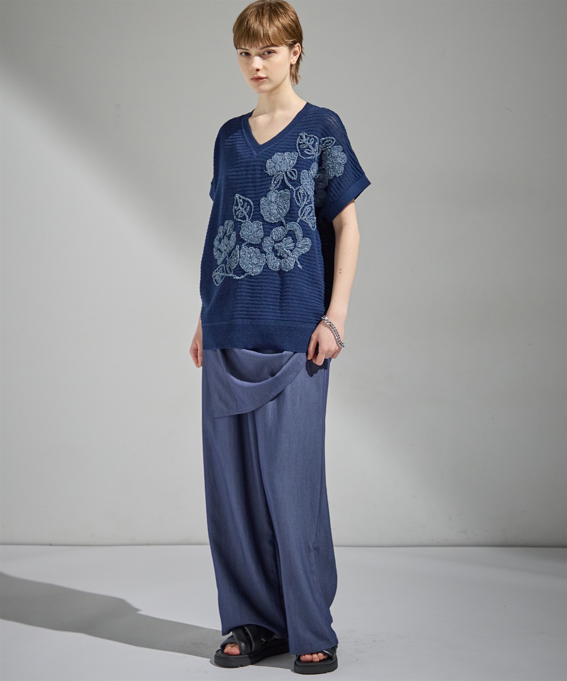 ATSURO TAYAMA 刺しゅう入りサマーニット_sub_20