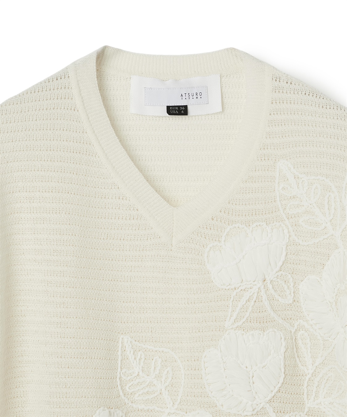 ATSURO TAYAMA 刺しゅう入りサマーニット_sub_23