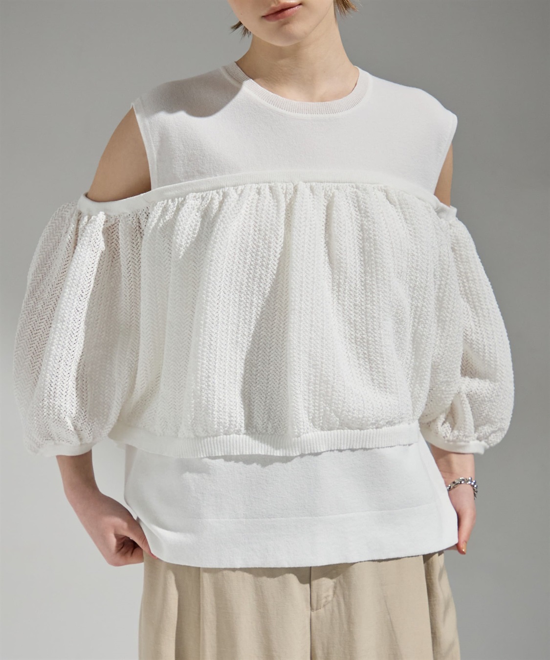 ATSURO TAYAMA レイヤードノースリーブニット_sub_5