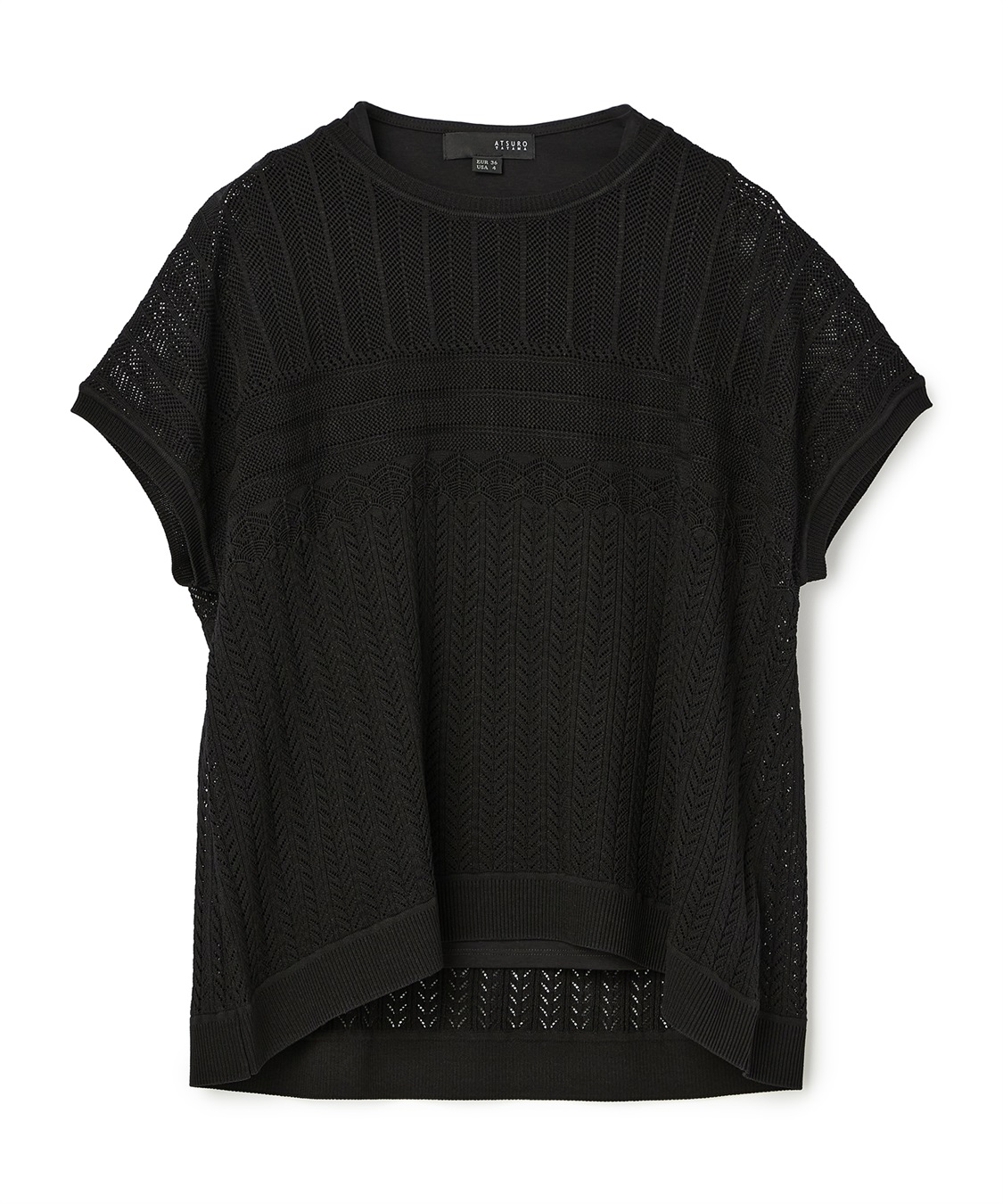 ATSURO TAYAMA 透かし編みサマーニット（インナー付き）_sub_1